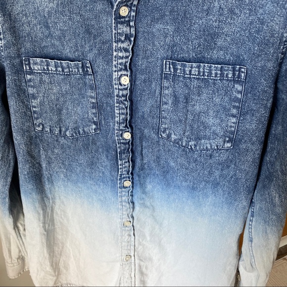 Amnesia Bleached Denim Shirt - Picture 3 of 4